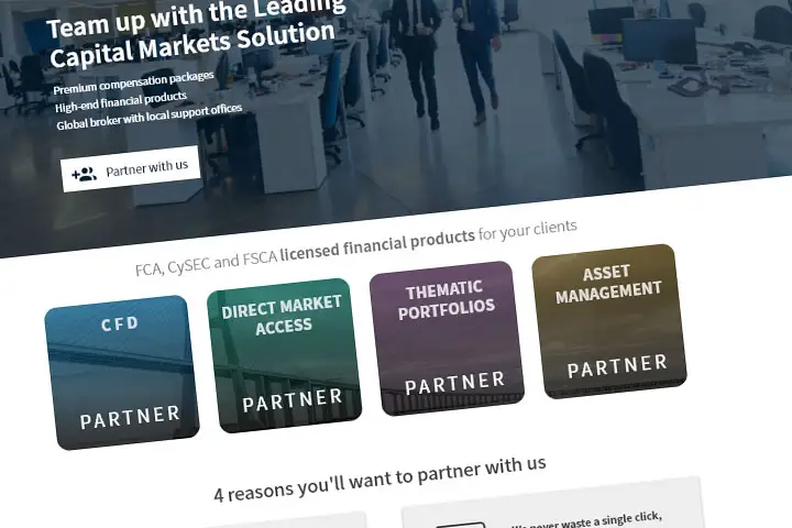 Diseño para Trade.com Partners